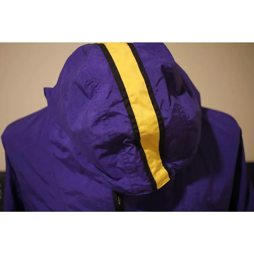 Vintage Speedo Sport Systems Anorak Jacket Men’s L Purple Yellow Nylon Pullover